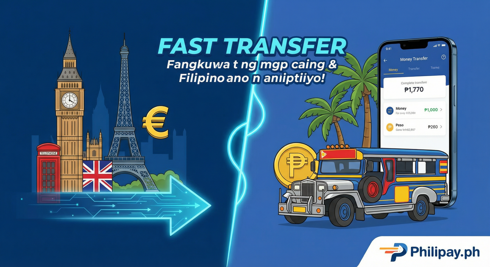 mag-transfer ng pera mula UK papuntang Pilipinas